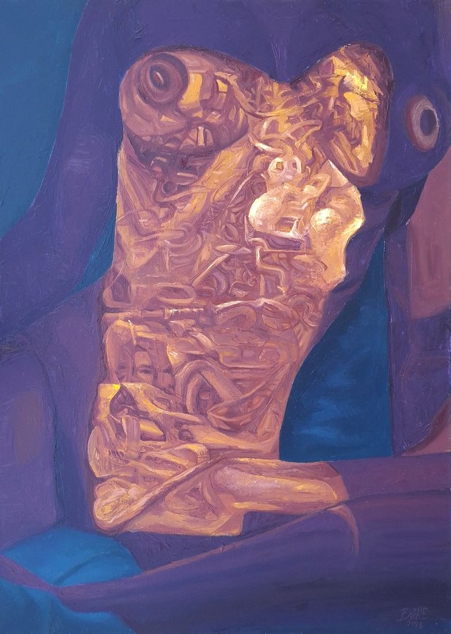 The Inner Sanctum, oil on canvas, 140 × 100 cm